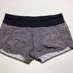 Lululemon Women’s Athletic Shorts in Black Speckle